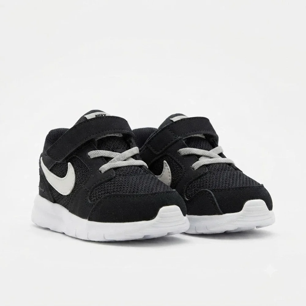 Nike MD Runner 2 Toddler shoes Sneakers Black‎ White Hook Loop Strap
